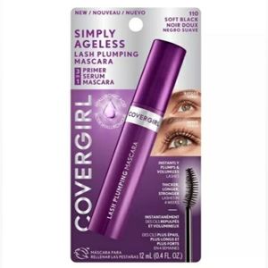 COVERGIRL Simply Ageless Lash Plumping Mascara, #110 SOFT BLACK, 0.4 fl oz